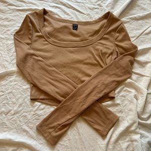 Tan SHEIN long sleeve